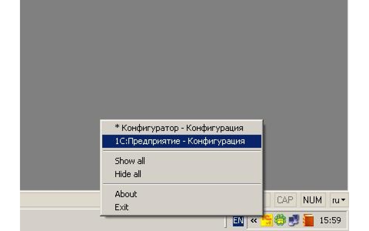 1С:TrayManager